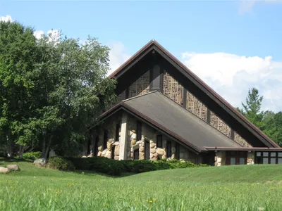 Exterior of chapel.