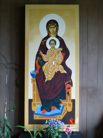 Icon of Our Lady with Christ child.