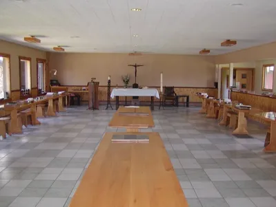 Temporary chapel during renovations, May 2014.