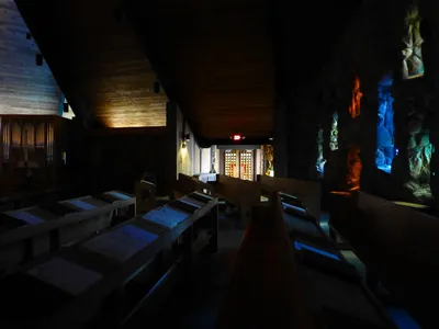 Right side of the chapel.