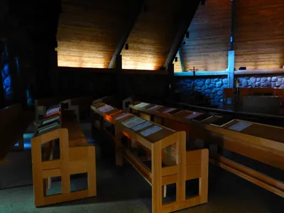 Left side of the chapel.