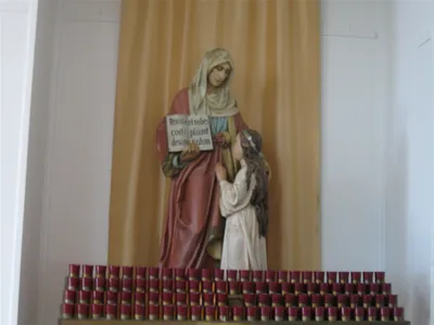 Statue of St. Anne and Our Lady.