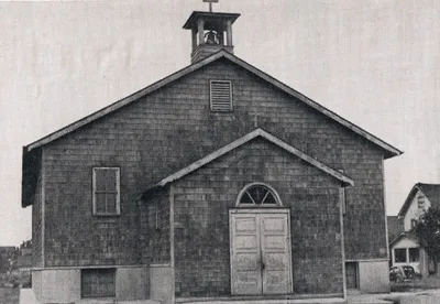 Exterior of church, 1939. Source: Catholic Courier Golden Jubilee Edition: 1889-1939