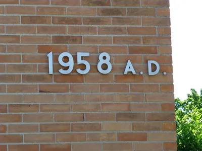 Date on former school.