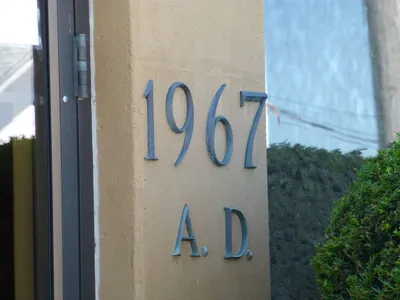 Date on former church.