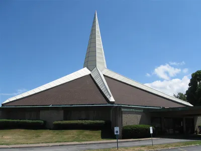 Former Annunciation church building across the street.