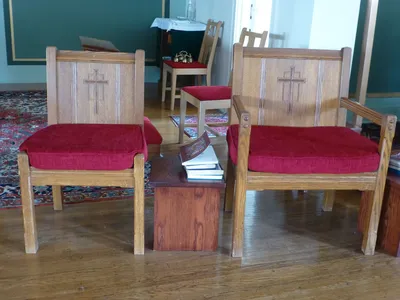 Celebrant's chair.