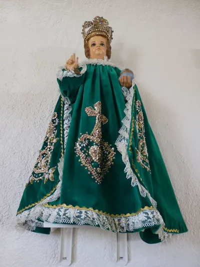 Infant of Prague statue.