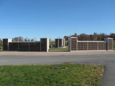 Outdoor columbarium.