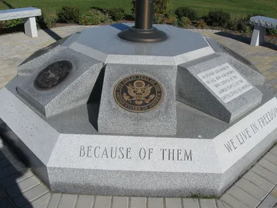 Armed service memorial.