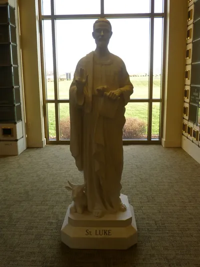 Statue of St. Luke.