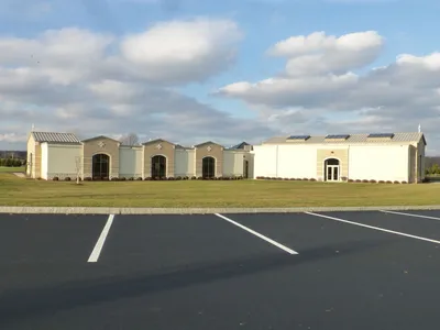 Mausoleum from behind.
