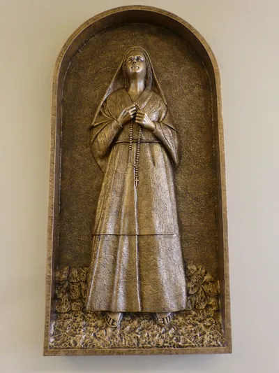 St. Bernadette relief.