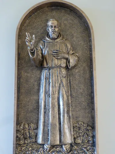 St. Padre Pio relief.