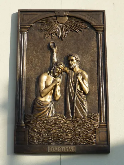 Baptism relief.