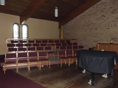 Choir seating.