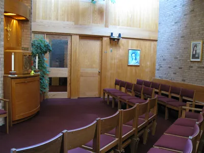 Adoration chapel seen from left side.