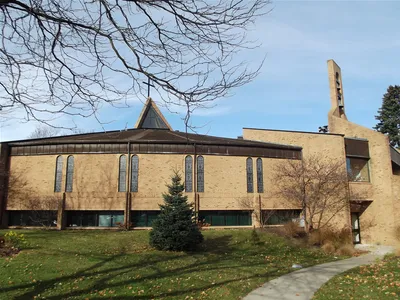 Church seen from left side.