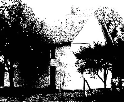 Exterior of church, 1948. Source: Catholic Courier, Dec. 15, 1967 p3B