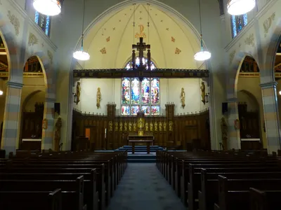 Front of the church, seen from the middle.