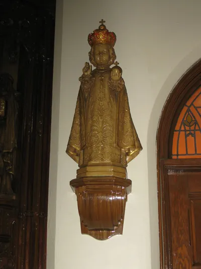 Infant of Prague statue.