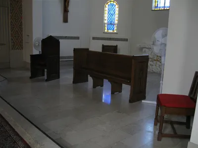 Seating for the celebrant and servers.