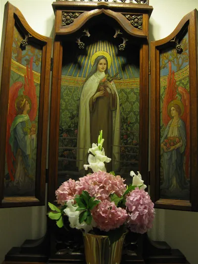 Painting of St. Theresa.