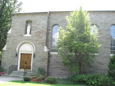 Another view of chapel exterior.
