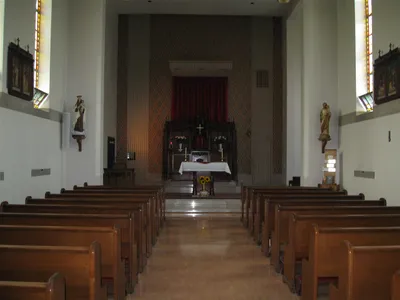 Interior of chapel.