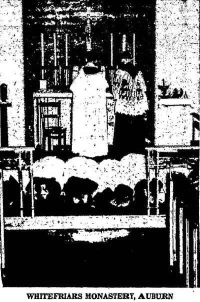 Interior of chapel, 1952. Source: Catholic Courier