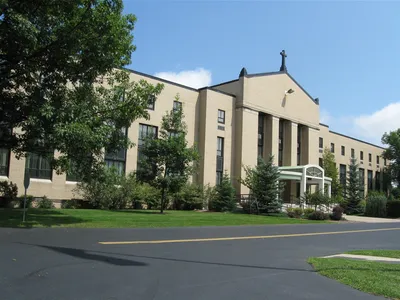 Exterior prior to addition of sign.