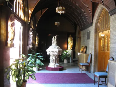 Our Lady of Victory statue.