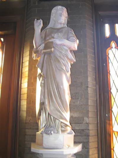 Baptismal font.
