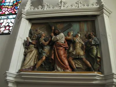 Choir area in left transept.