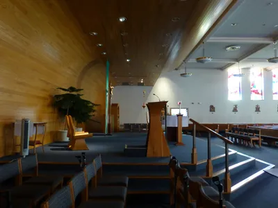 Sanctuary seen from the left.