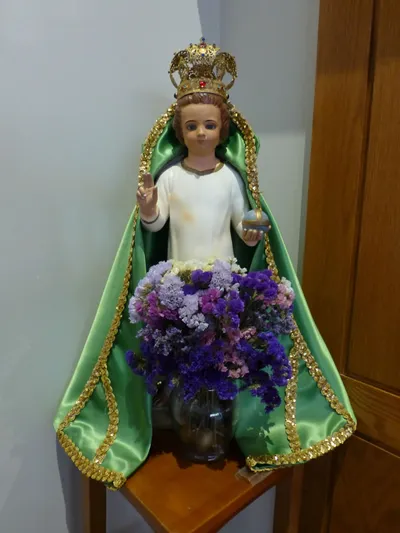 Infant of Prague statue.