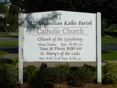 Church sign.