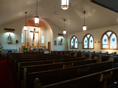 From back left corner.