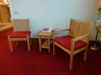 Celebrant's chair.