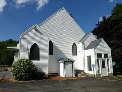 Back of the church.