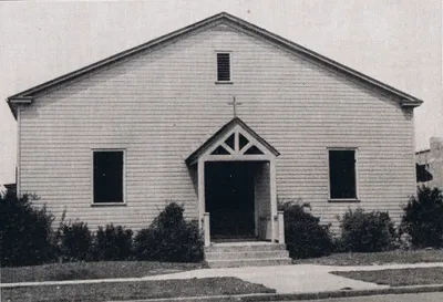Exterior of church, 1939. Source: Catholic Courier Golden Jubilee Edition: 1889-1939