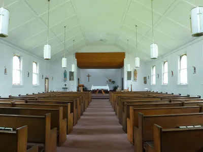 Church interior.