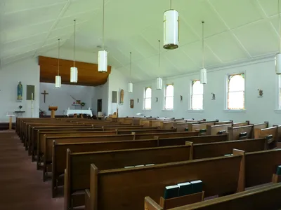 From back left corner.