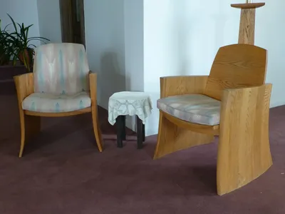 Celebrant's chair.