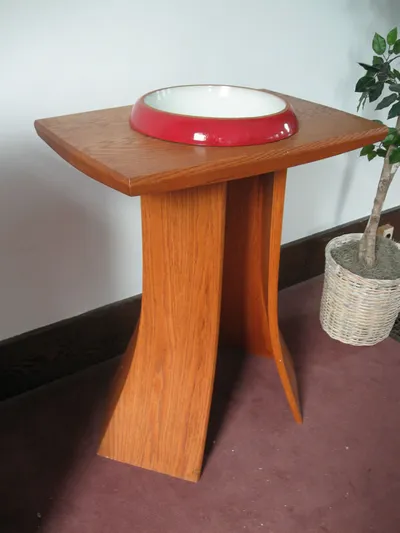 Baptismal font.