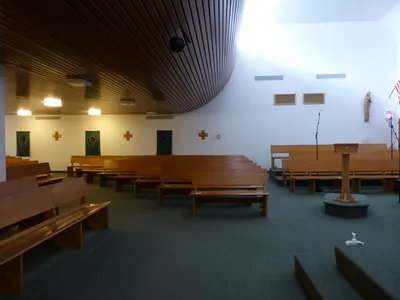 Left side seen from in front of the sanctuary.