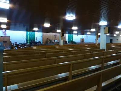 From back left corner.
