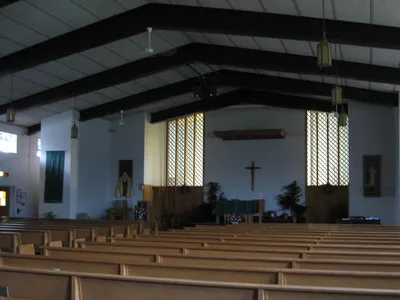 From back left corner.