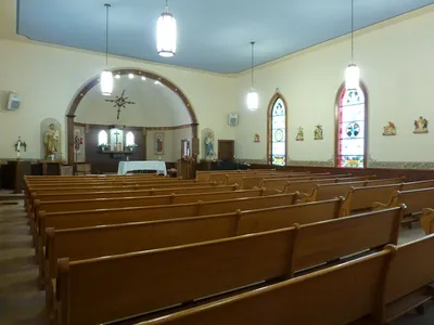 From back left corner.