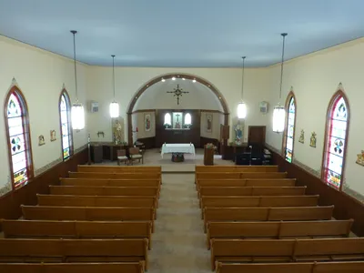 Seen from the choir loft.